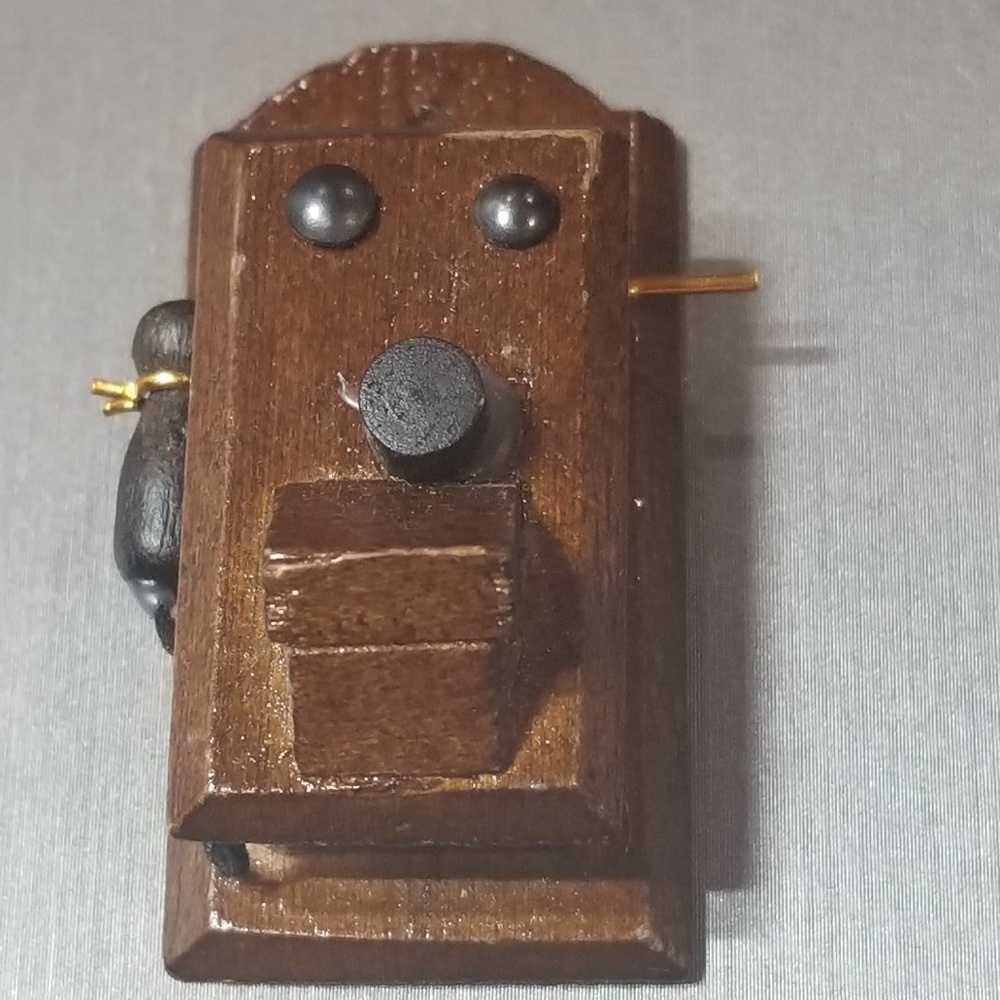 Vintage Dollhouse Miniature Antique Telephone